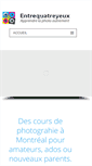 Mobile Screenshot of entrequatreyeux.com